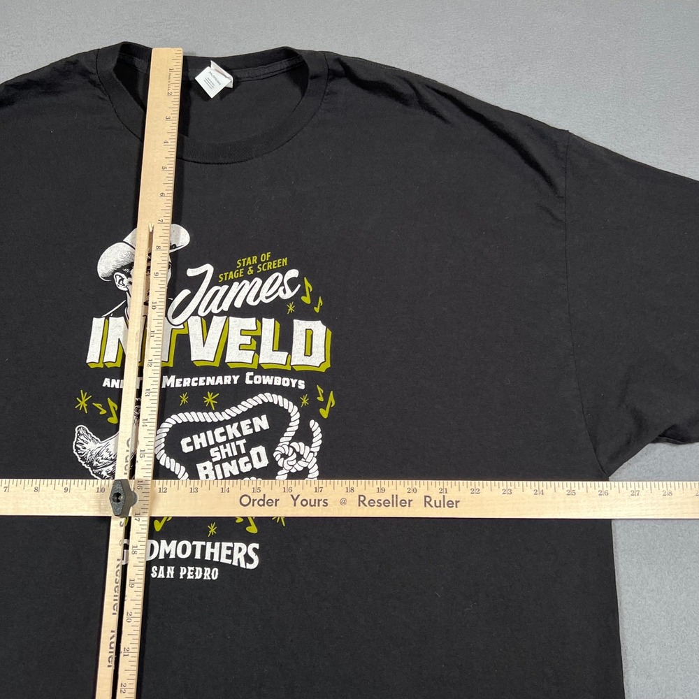 James Intveld T Shirt 3XL Chickenshit Bingo Godmothers San Pedro‎ Rockabilly - Picture 5 of 6